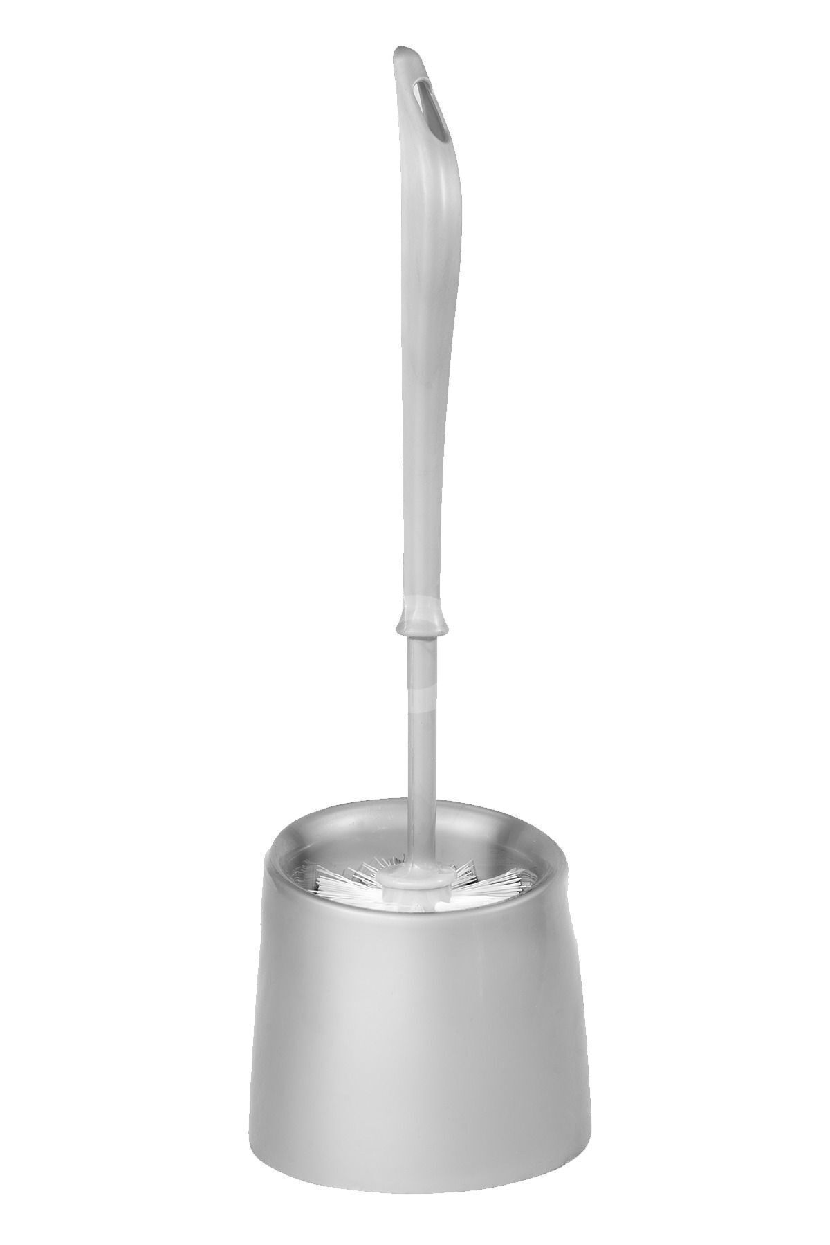Ekonomik WC Tuvalet Fırçası Seti Hazneli Banyo WC Fırçalık 36 Cm Beyaz - 8683642240144b - KP000014